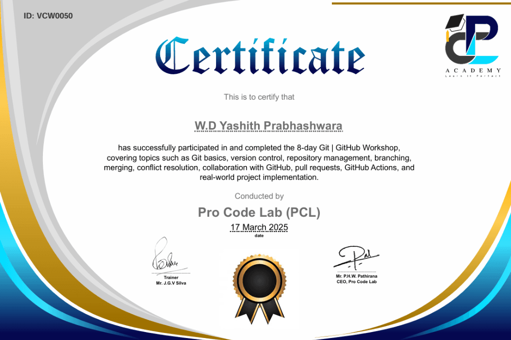 8-day Git | GitHub Workshop