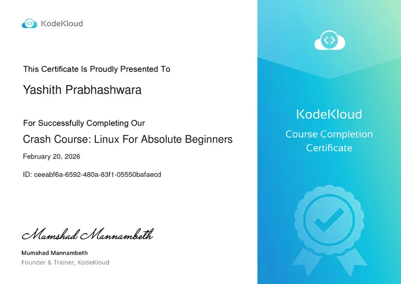 Linux For Absolute Beginners